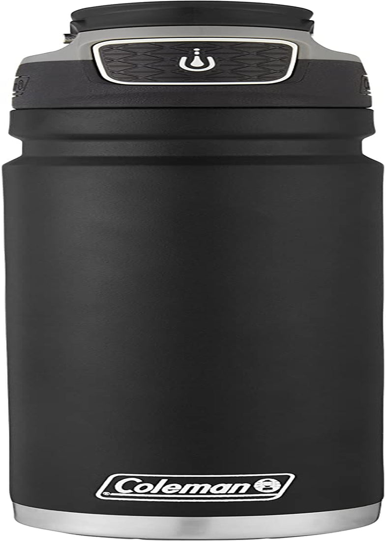 Autoseal Freeflow 24oz Black Stainless Steel Water Bottle