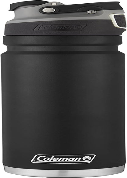 Autoseal Freeflow 24oz Black Stainless Steel Water Bottle